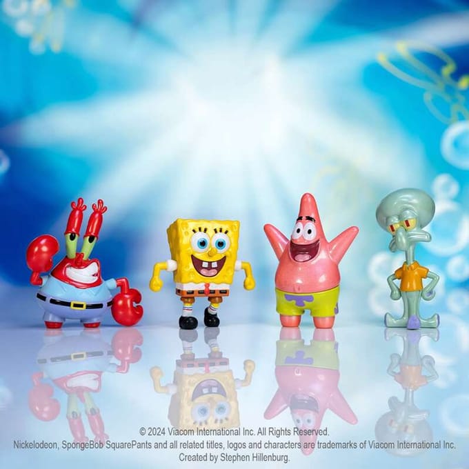Jada Toys - Sponge Bob 4-Pack Figuren 2.5" - 9335302314R00