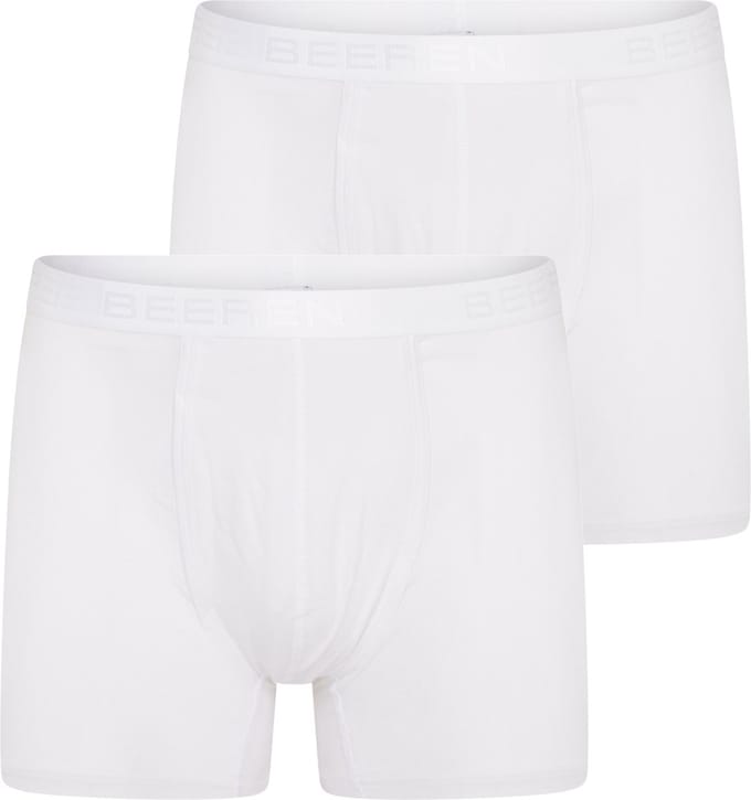 Beeren heren boxershorts Dylan met gulp - 2-pack - maat M - wit