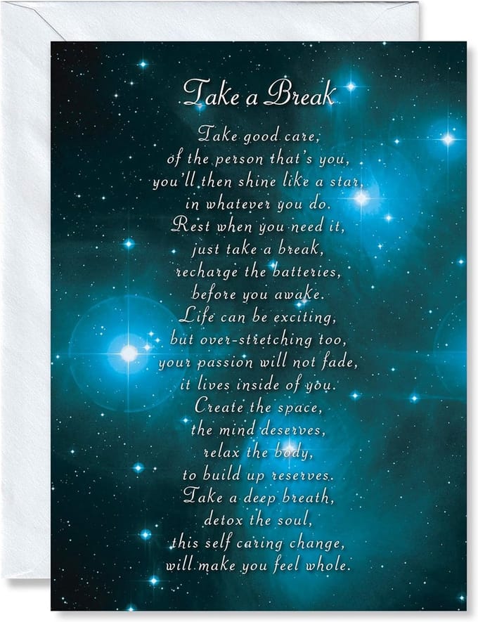 Motiverende en Inspirerende Luxe Wenskaarten Set - 12.7 x 17.8 cm