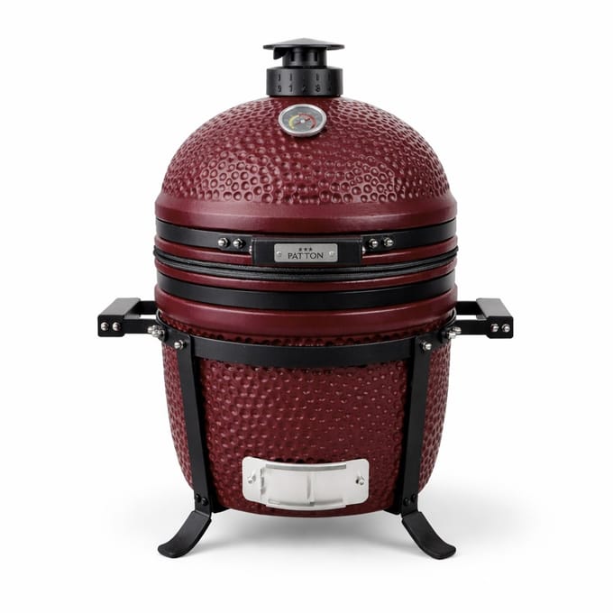 Patton Premium Compact 15" Kamado - Rooster Ø33,5 cm - Bordeaux
