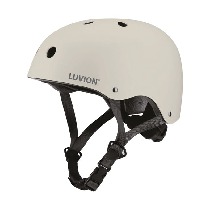LUVION® Fietshelm Urban Sand - Fietshelm Kind - Beige - Maat S - 48-52cm