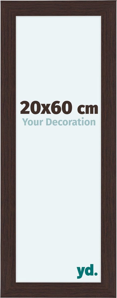 Your Decoration - Fotolijst 20x60 cm - MDF - Eiken Donker - Como