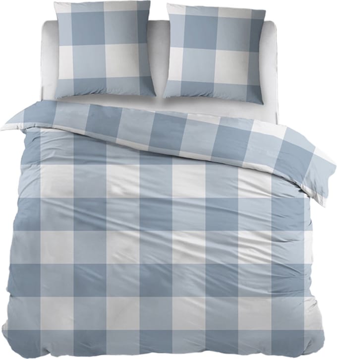 Snoozing Maaike Dekbedovertrek - Extra breed - 260x200/220 cm - Blauw