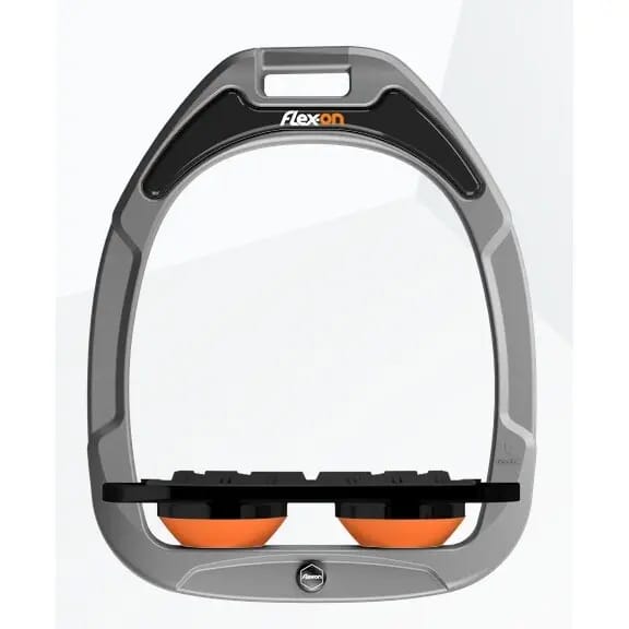 Platte Grip Aluminium/ZWART/ORANJE Flex-On Green Composite