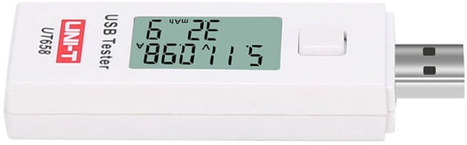 UT658 USB Tester Type A voor spanning stroom en capaciteit met LCD scherm