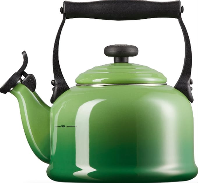 Le Creuset Fluitketel Tradition - Bamboo - 2.1 liter - inductie geschikt -