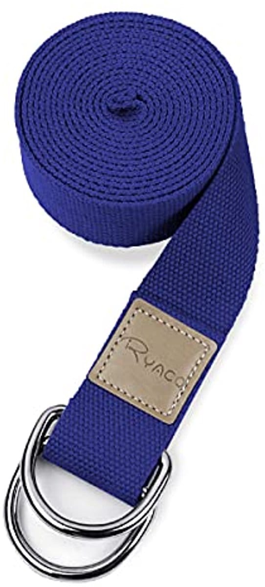 Verstelbare Yoga Strap van 100% Katoen - 1.8m/2.5m/3m - Flexibiliteit en Houding Correctie