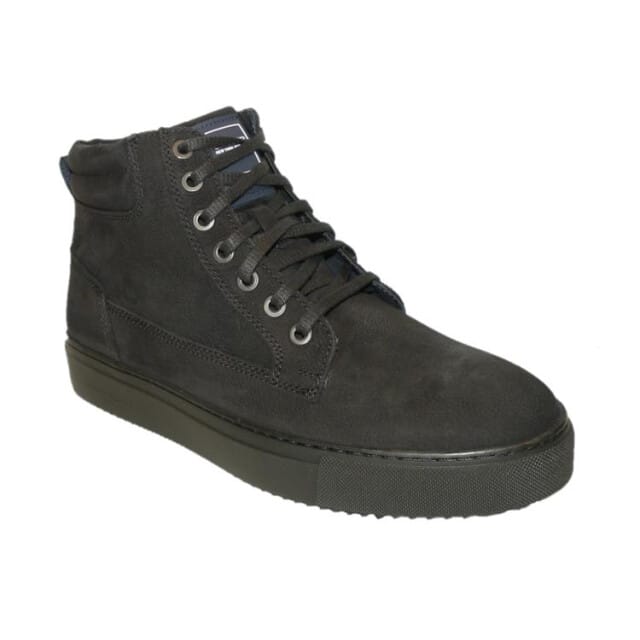 McGregor Heren Sneakers - Zwart - Hoge Sneakers - Nubuck - Veters