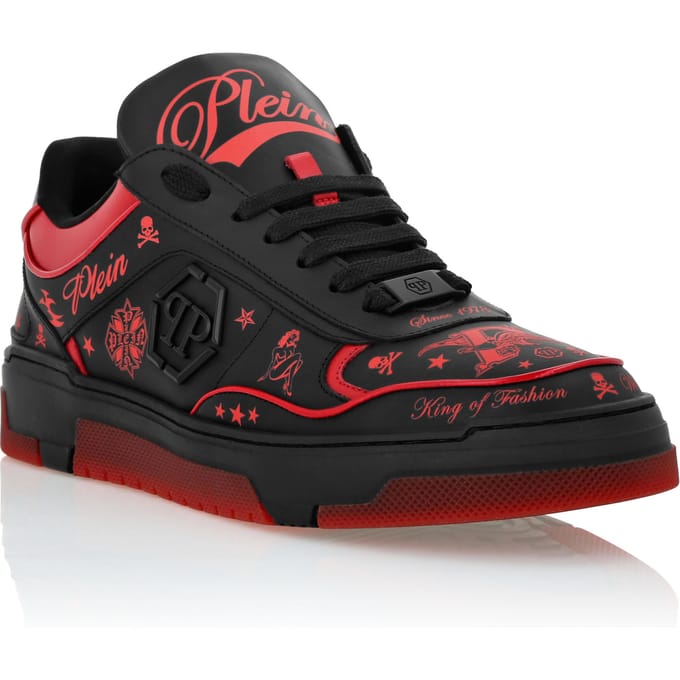 Nappa Leather Low Top Sneakers All-Over Plein