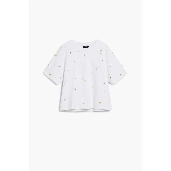 T-shirt Korte Mouw Desigual 26swtk09bi1001xs