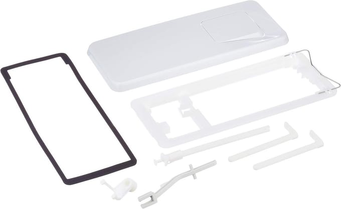 Bedieningsplaat Wit 35x19x5 cm voor Sanitaire Techniek