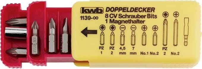 KWB Broekzak Bit-box - 9-delig