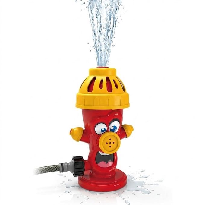 Zoem Mini Watersproeier Brandkraan – Draaiende Helm & Fontein (tot 4m) – Waterspeelgoed