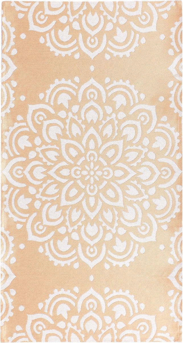 KARWAR - Tuintapijt - Beige - 80 x 150 cm - Polypropyleen