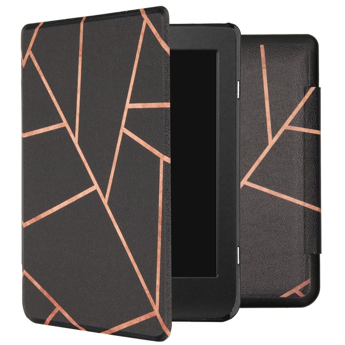 imoshion Design Slim Hard Case Bookcase voor de Kobo Nia - Black Graphic