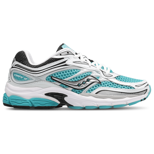 Saucony Progrid Omni 9 Sneakers Dames - Blauw - Maat 37 - Mesh/Synthetisch