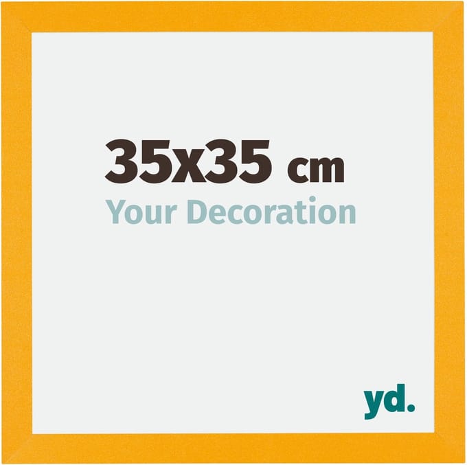 Your Decoration - Fotokader 35x35 cm - MDF - Geel - Mura