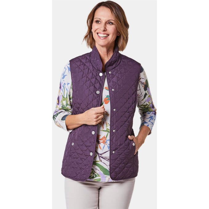Bodywarmer - paars - Gr. 23 van Goldner Fashion