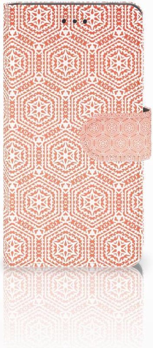 Nokia 7 Telefoon Hoesje Pattern Orange