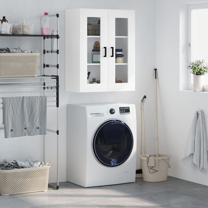 vidaXL - Bovenkast - 69,5x34x90 - cm - wit
