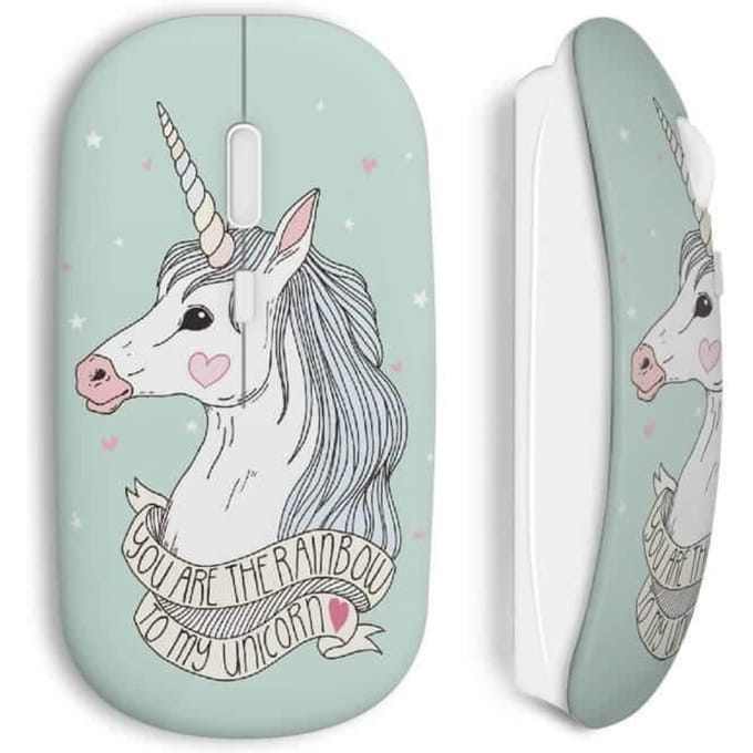Souris Sans Fil Cute Unicorn Licorne