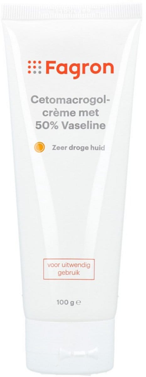 Fagron Cetomacrogolcrème met 50% Vaseline 100 gr