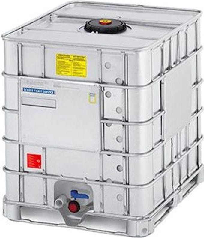 Bioethanolshop 1.000 Liter Bio ethanol 100% bioethanol in IBC Container