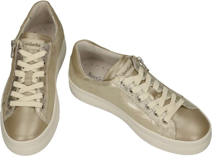 Nero Giardini -Dames - goud - sneakers - maat 35