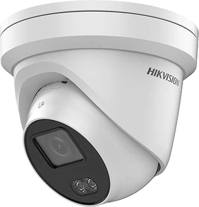 2x 4MP IP ColorVu buiten camera's met NVR + 1TB