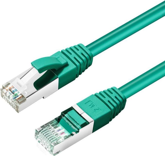 Microconnect MC-SFTP6A05G netwerkkabel Groen 5 m Cat6a S/FTP (S-STP)
