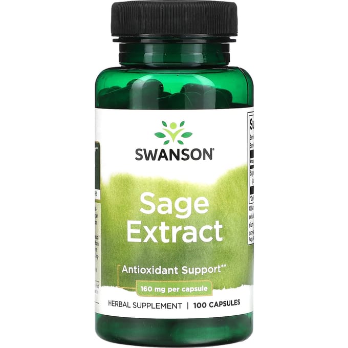 Salie-extract, 160 mg, 100 capsules