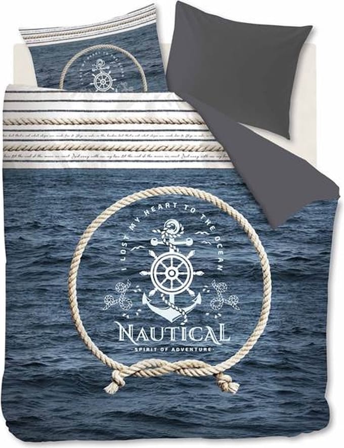 Beddinghouse Nautical - Dekbedovertrek - Lits-jumeaux - 260x200/220 cm - Blue