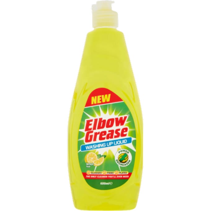 Elbow Grease Citroenschoonmaakmiddel - Afwasmiddel - 600 ml