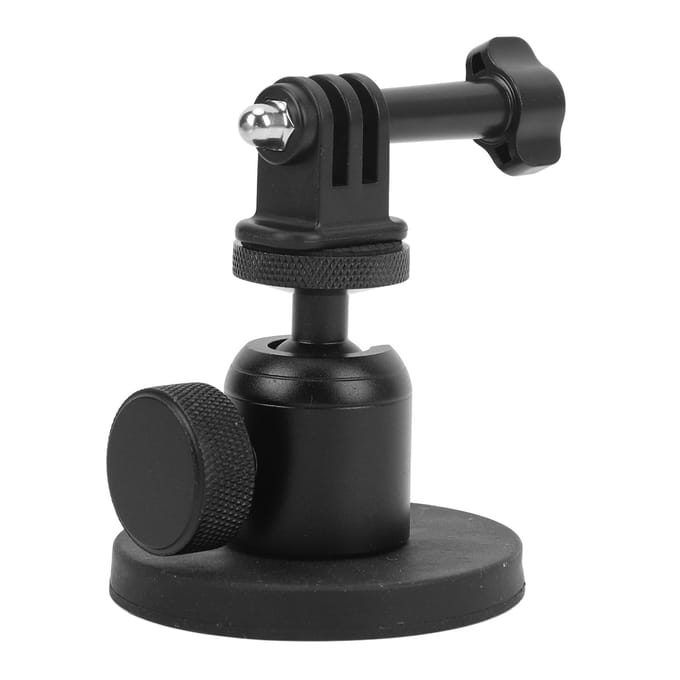 Support Magnétique pour Caméra Alliage d'Aluminium Rotule Support Magnétique Base Trépied pour Action 5 Pocket gray
