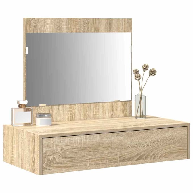 vidaXL - Kaptafel - Bruin - 83 - x - 40 - x - 70 - cm - Bewerkt - hout