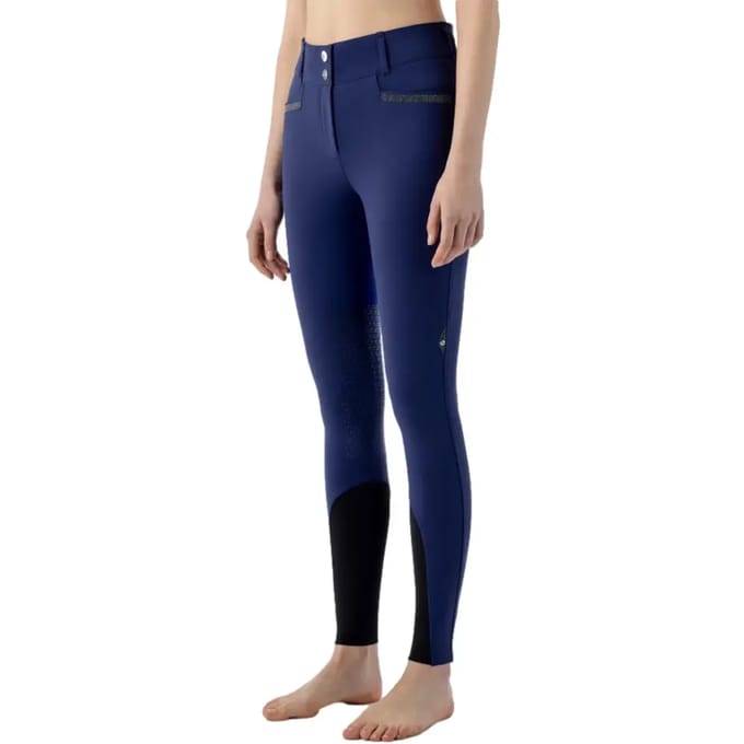 Rijbroek mid grip dames Equiline Crystalek