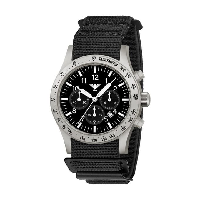 KHS - KHS.PLASSC.DFB - Polshorloge - Heren - Solar - PLATOON Steel Solar Chronograph