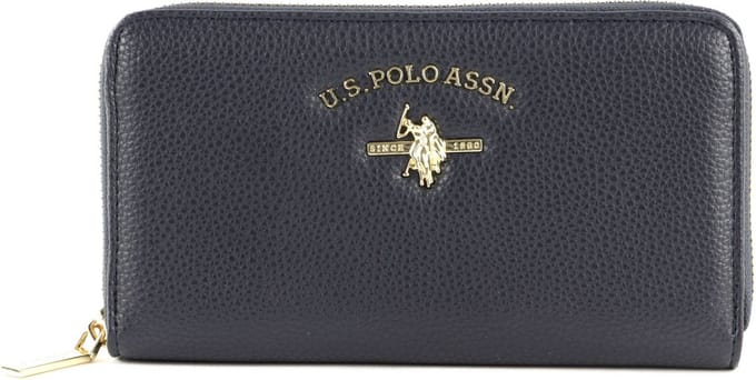 U.S. POLO ASSN. Portemonnee Stanford Zip Around Wallet Navy Blauw