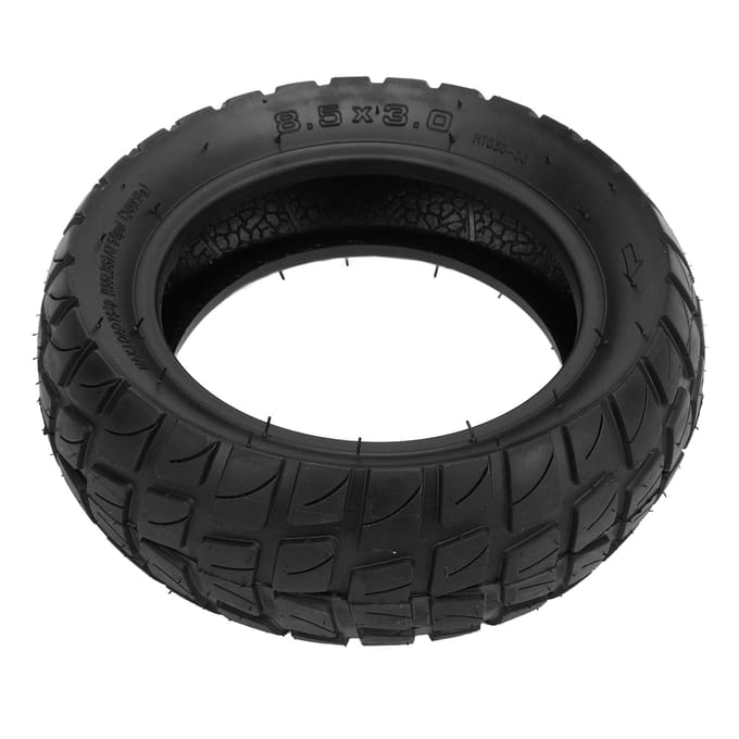 8.5x3.0 Elektrische Scooter Band Vervanging Impactkracht Schokabsorptie Rubber Opblaasbaar Offroad black