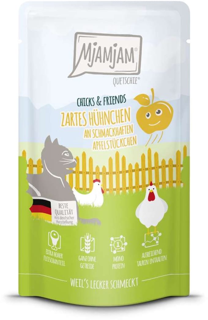 MjAMjAM Cat - Chicks+Friends 12x125g - Kip & Appel