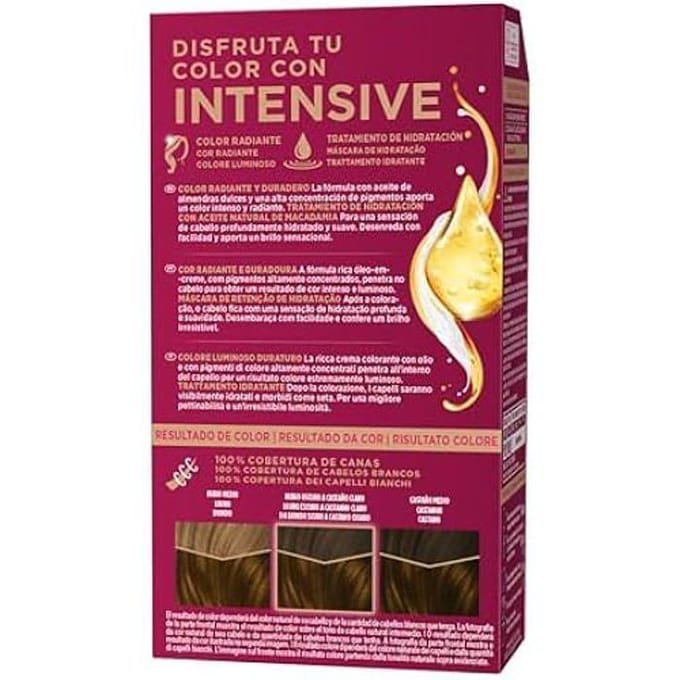 Haarkleur - SCHWARZKOPF - Licht Kastanje 5.5 - Crème - Zonder ammoniak - Alle haartypes