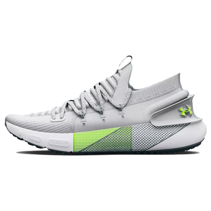 Under Armour HOVR Phantom 3 Grey Mist Lime Surge Heren Sneakers 3025516-101 43 white