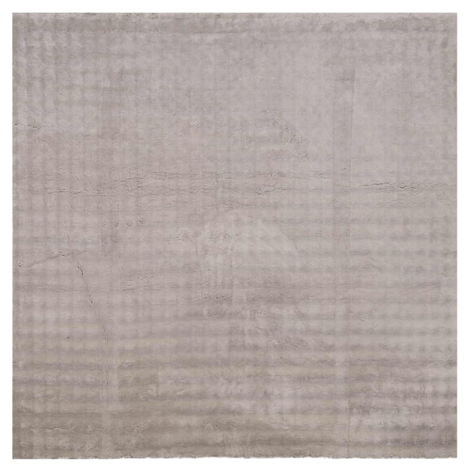 vidaXL - Vloerkleden - Vierkant - SIROLO - Zand - 200 - x - 200 - cm - Polyester