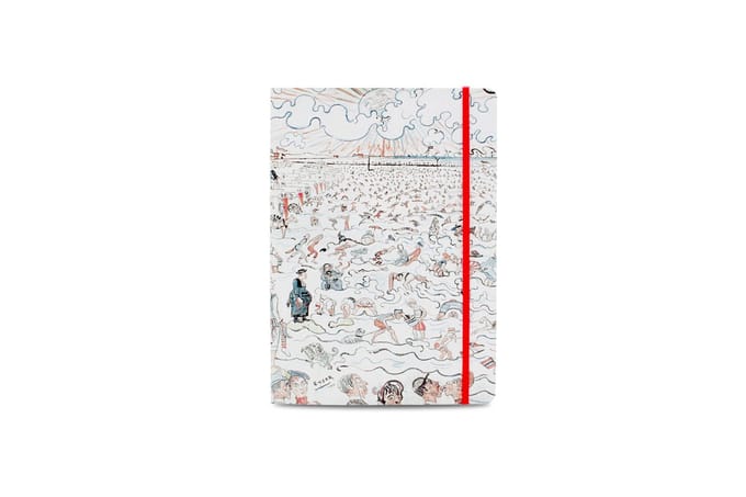 Lanzfeld Ensor - Kunst Notitieboek A5 - Gelinieerd - The Baths at Ostend - 80 Pagina's - Softcover