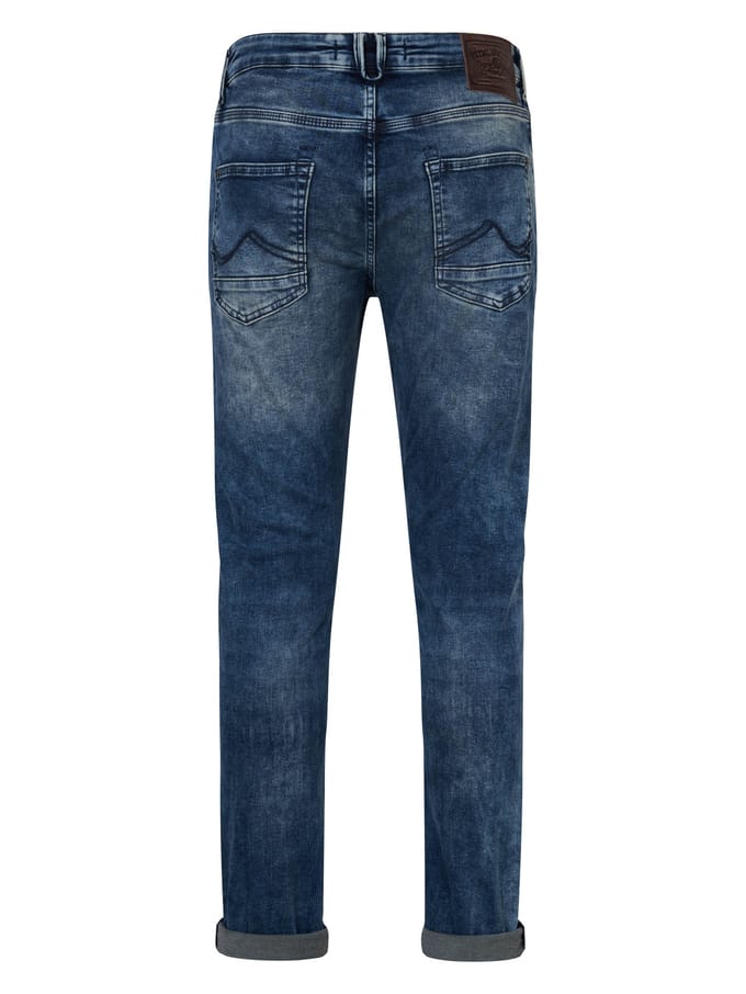 Petrol Industries - Heren Seaham Slim Fit Jeans  - Blauw