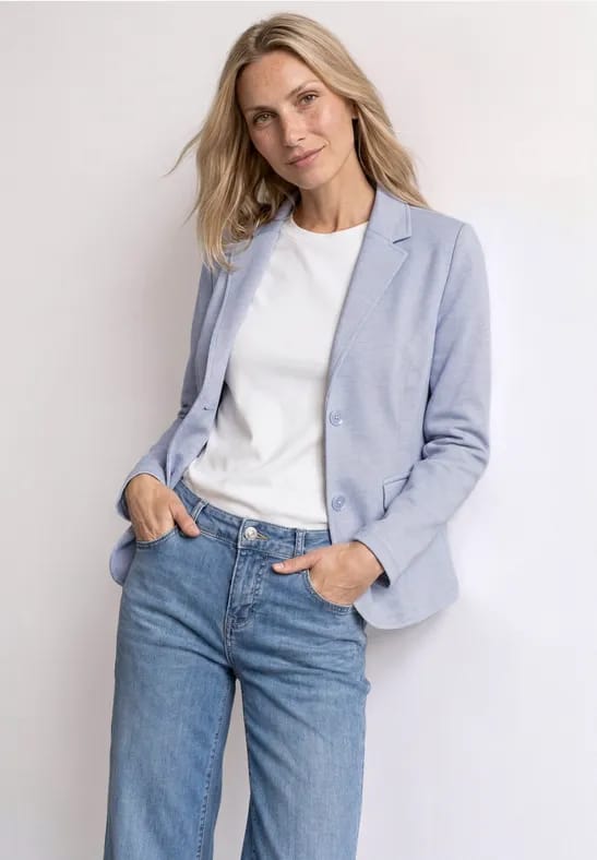 Basis piqué blazer