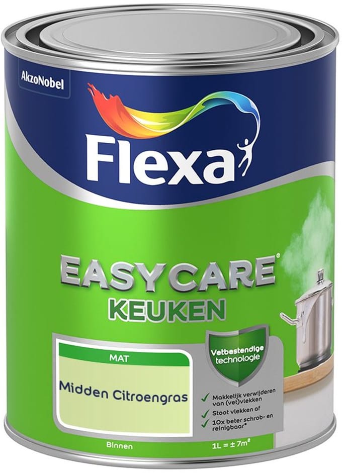 Flexa - Easycare Keuken - Midden Citroengras - Mengverf - 1 L