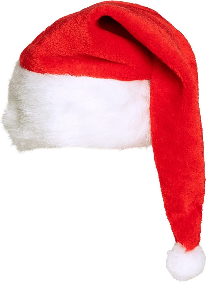 Boland - Kerstmuts deluxe - Één maat - Volwassenen - Unisex - Kerst