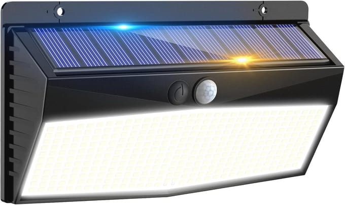 Solar LED Lamp voor Buiten met Bewegingssensor - Superhelder en Waterdicht