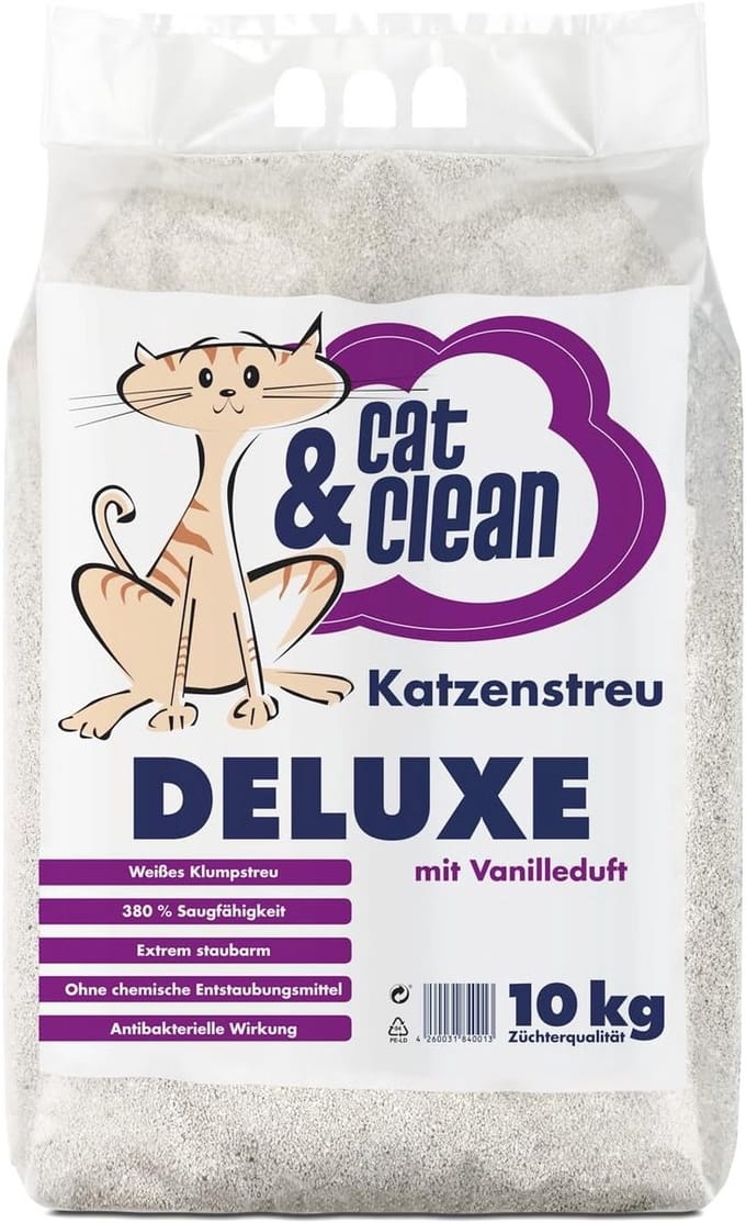 Deluxe kattenbakvulling met vanillegeur 10 kg
